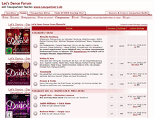 Tablet Screenshot of letsdance.diskutieren.info